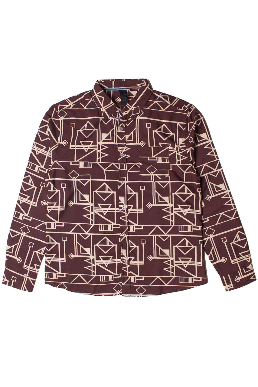 70's Geometric Button Up Shirt