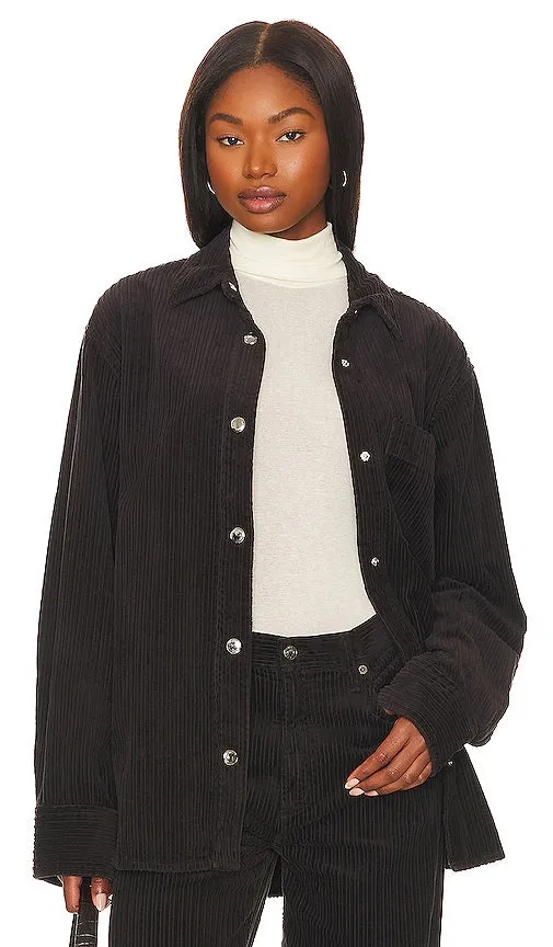 AGOLDE Odele Shirt in Brown