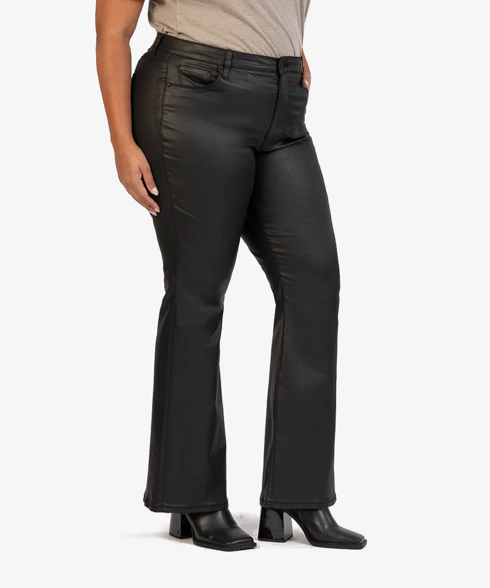 Ana Coated High Rise Flare, Plus