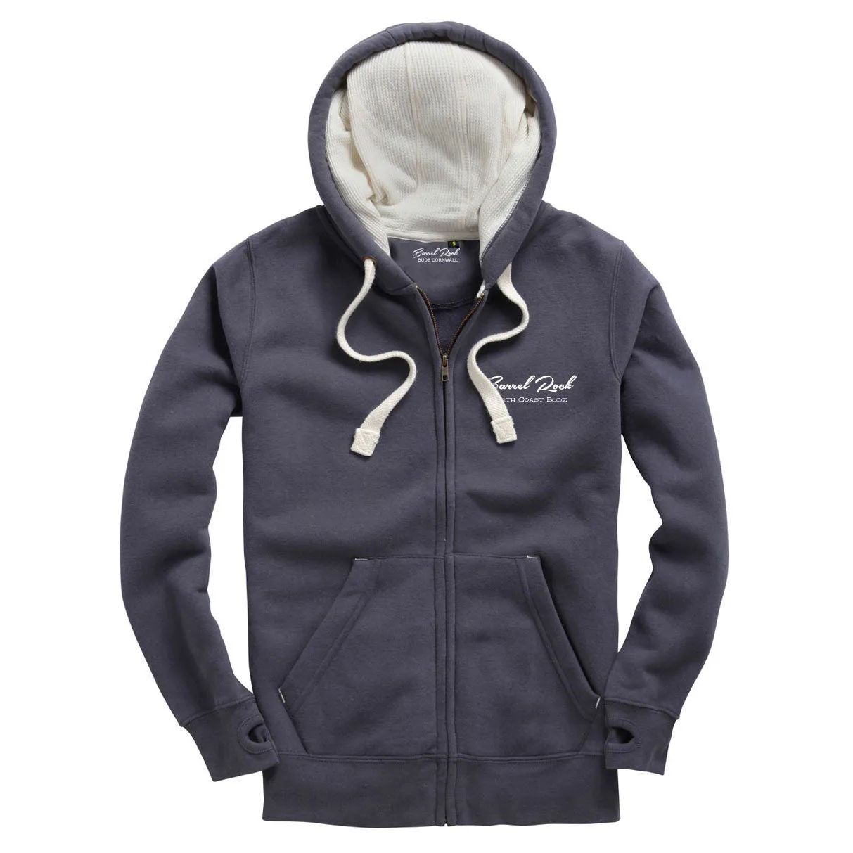 Barrel Rock 'Script' Zip-Up Hoody