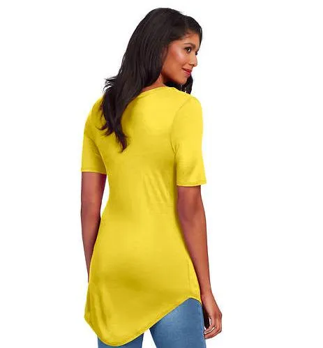 Basic V Neck Long Tee