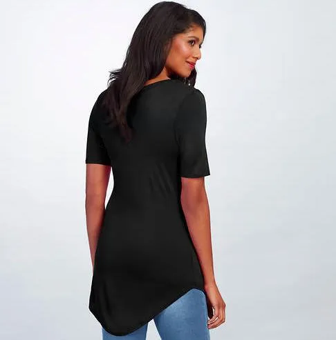 Basic V Neck Long Tee