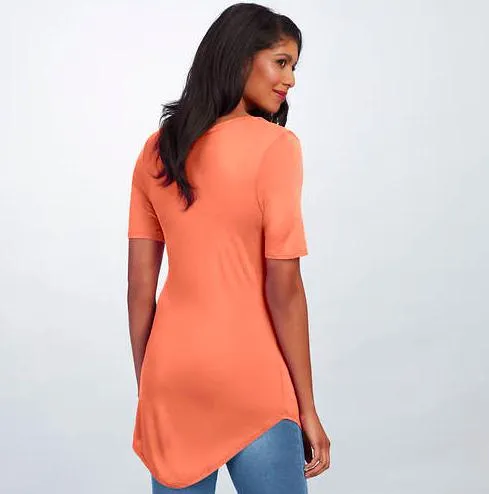 Basic V Neck Long Tee