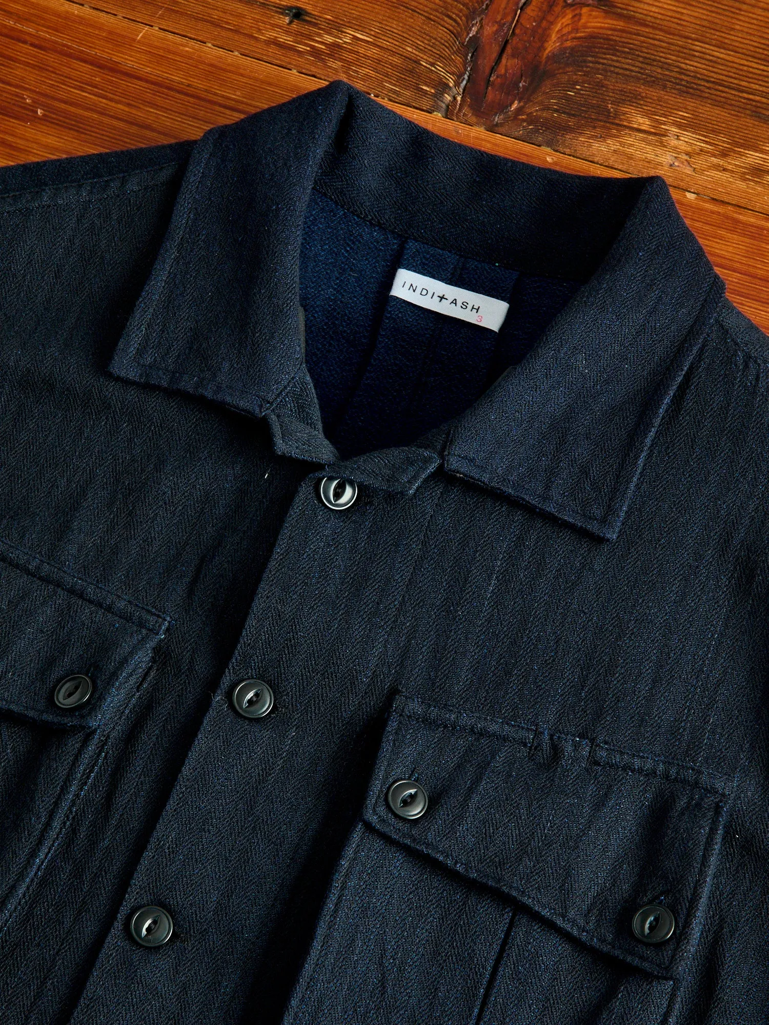 Dani Jacket in Iron/Indigo Herringbone