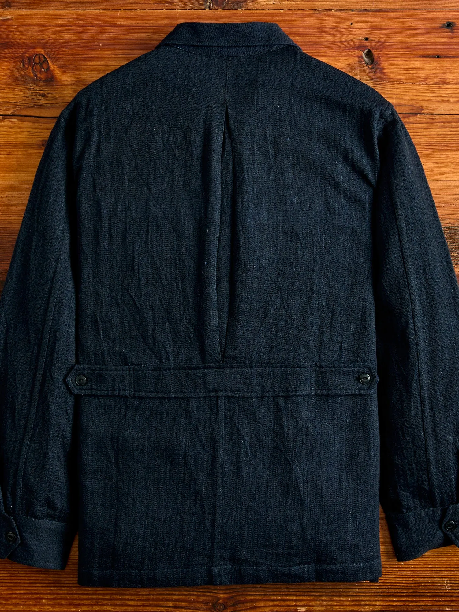 Dani Jacket in Iron/Indigo Herringbone
