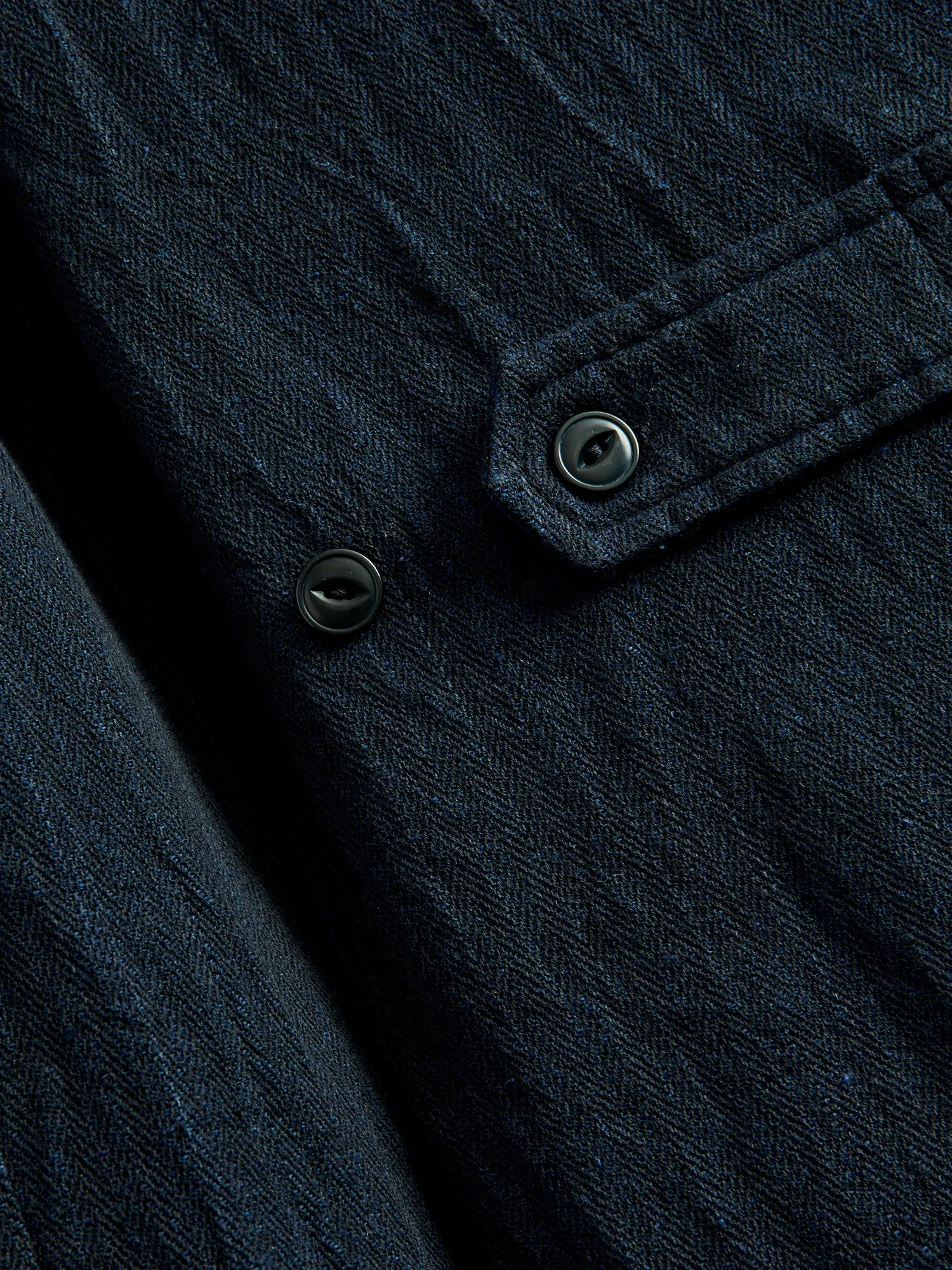 Dani Jacket in Iron/Indigo Herringbone