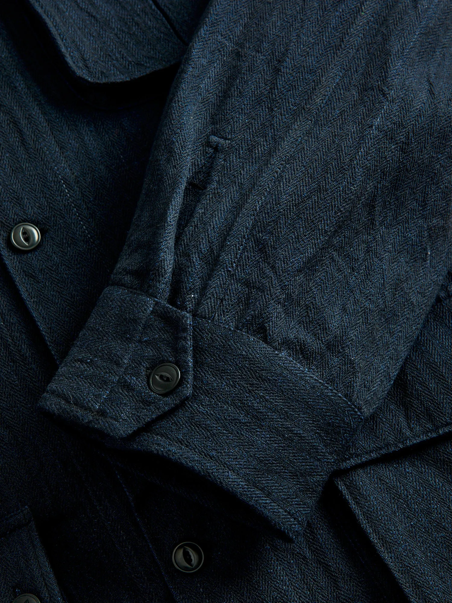 Dani Jacket in Iron/Indigo Herringbone