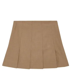 Drapey Melange Mini Skirt