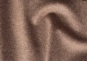 Earthy Heathered Walnut Brown Wool Flannel