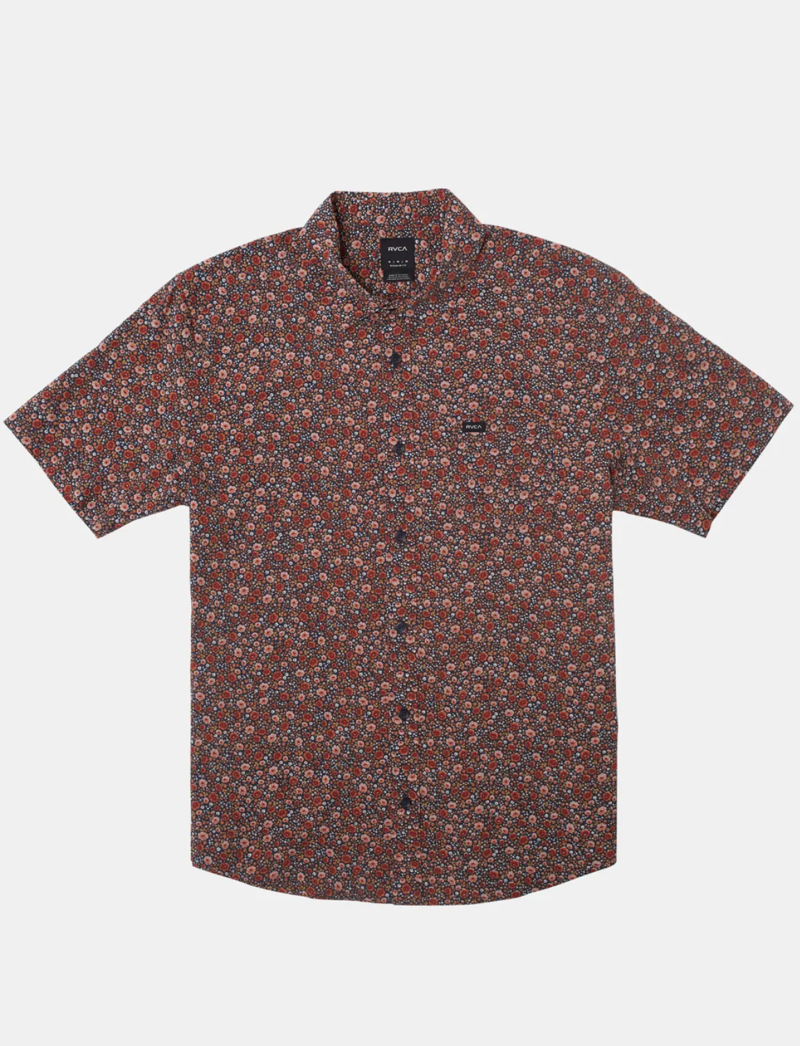 English Roses Short Sleeve Shirt - Moody Blue