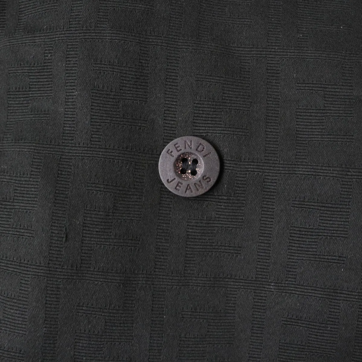 Fendi Vintage Zucca Double-Breasted Coat