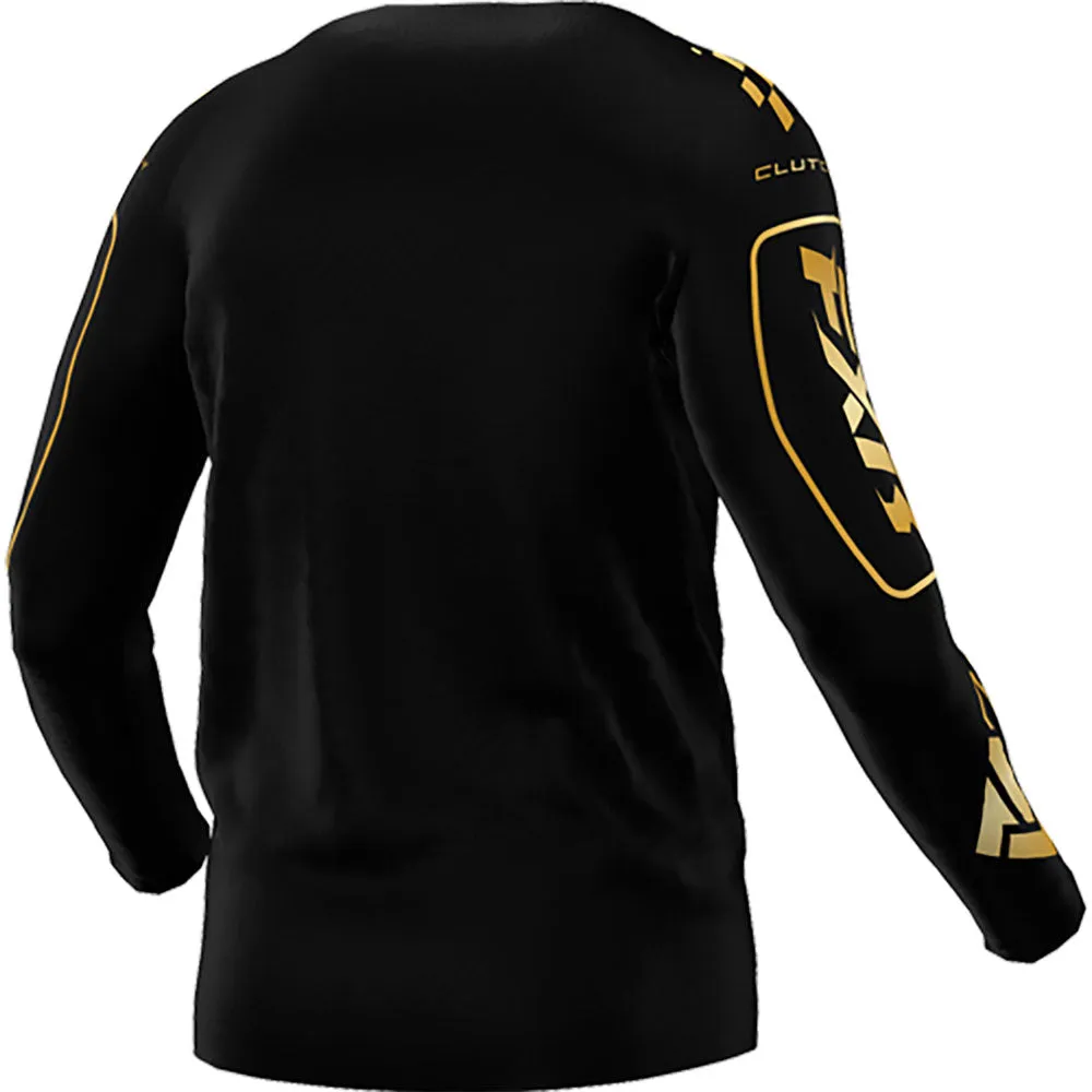FXR Clutch MX Offroad Jersey Black/Gold