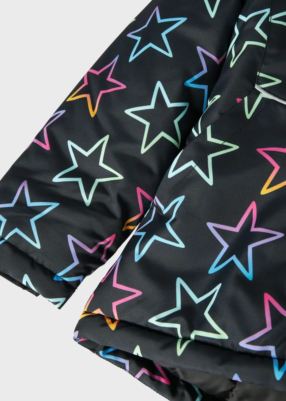 Girls Printed Star Jacket