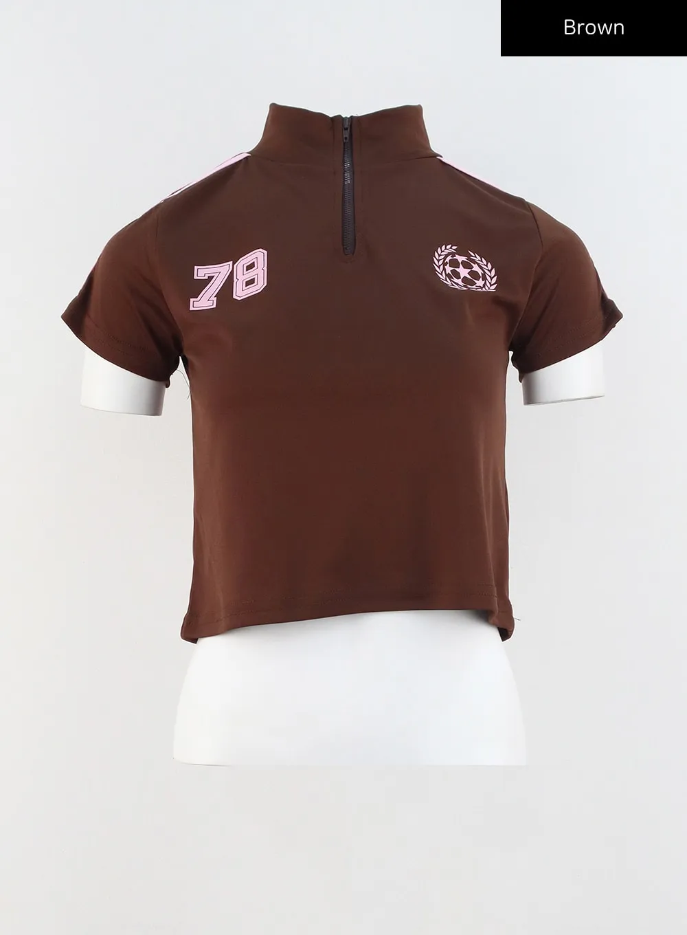 Half Zip-Up Tee CU316