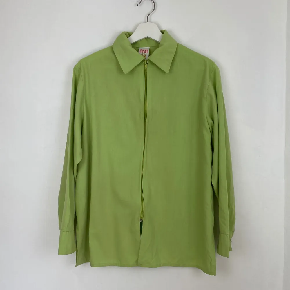 Lime Zip Up Top - MEDIUM
