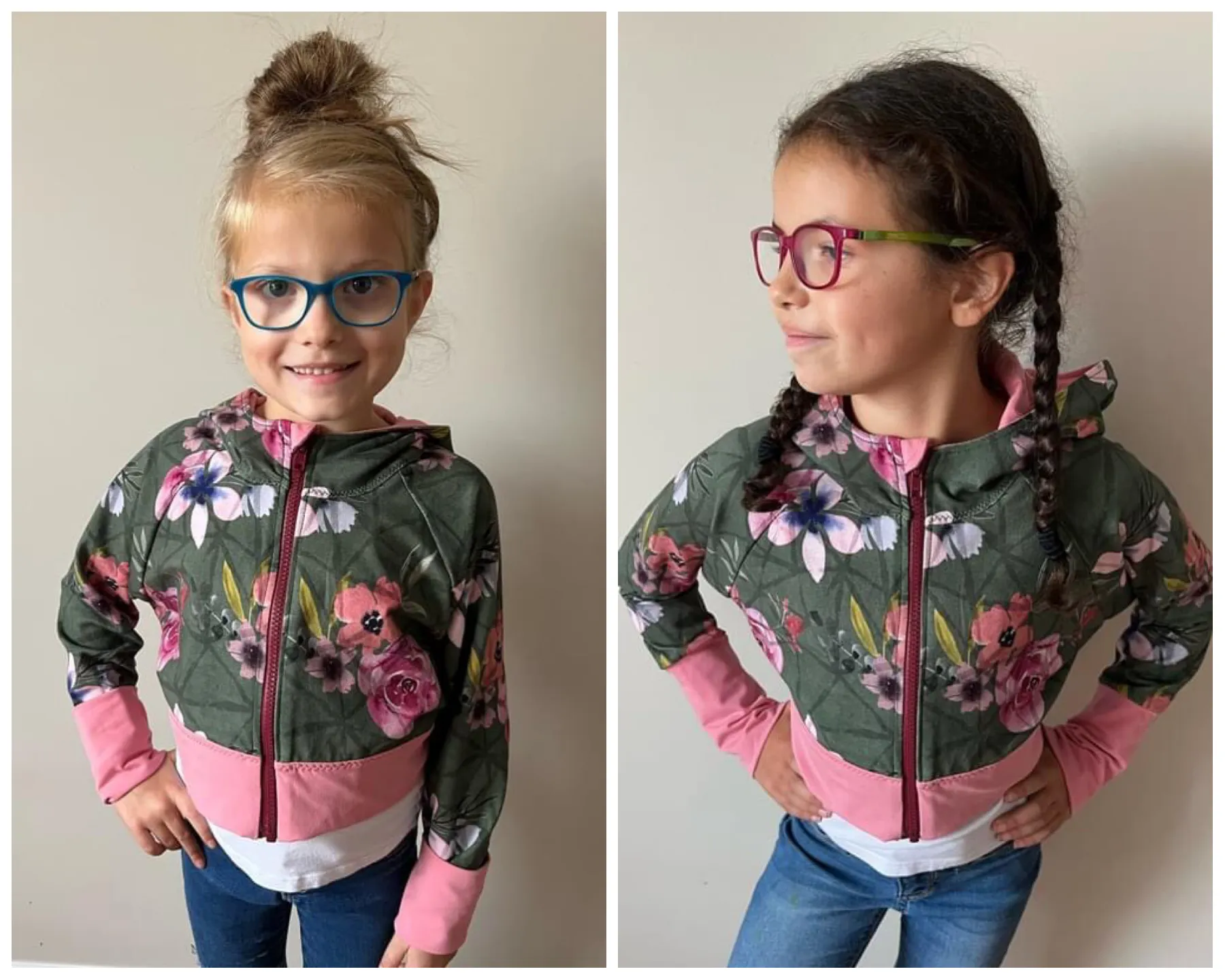 Little Kids  Zip Up Raglan