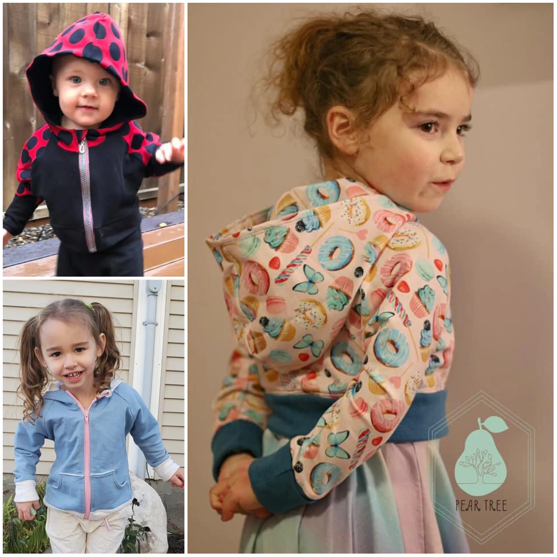 Little Kids  Zip Up Raglan