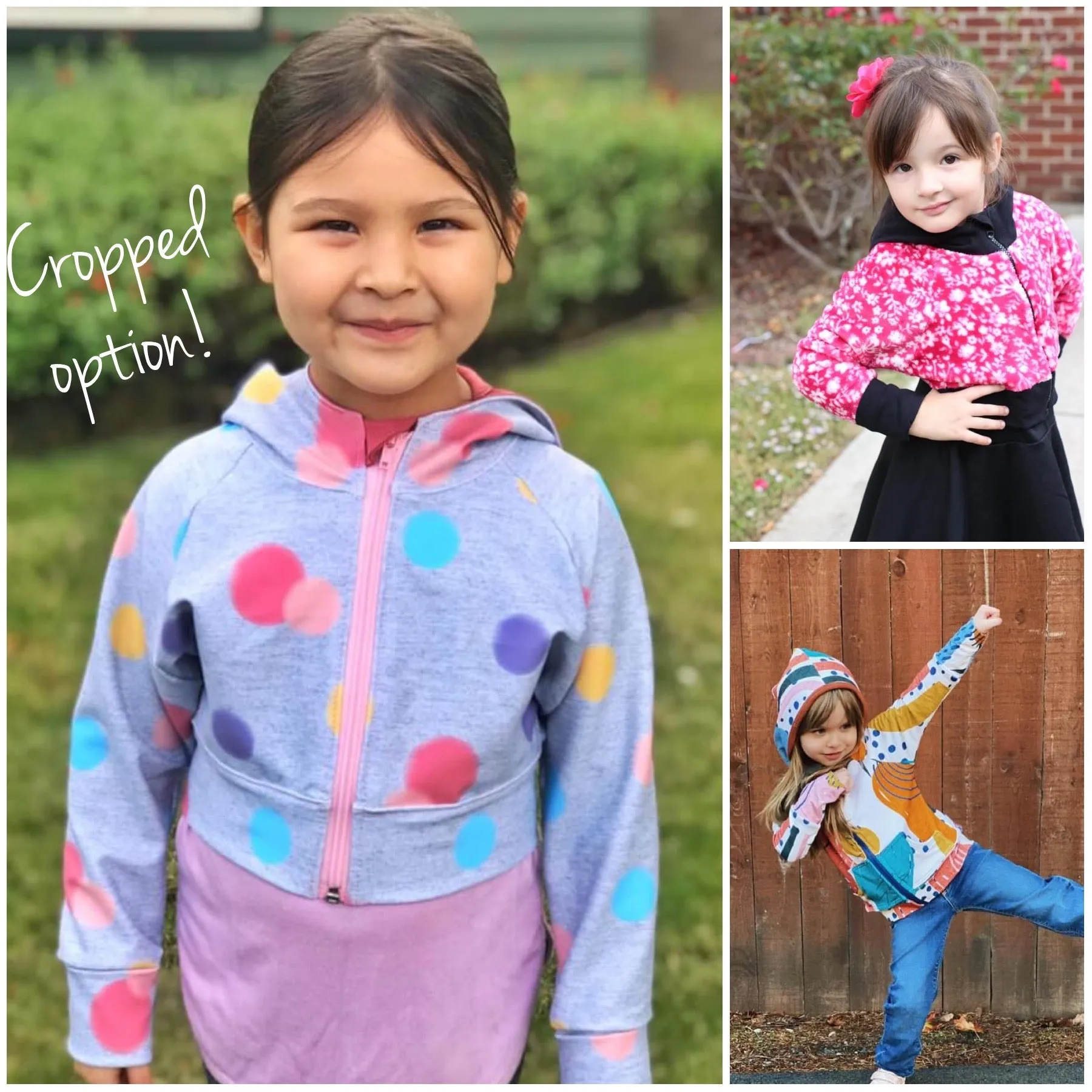 Little Kids  Zip Up Raglan