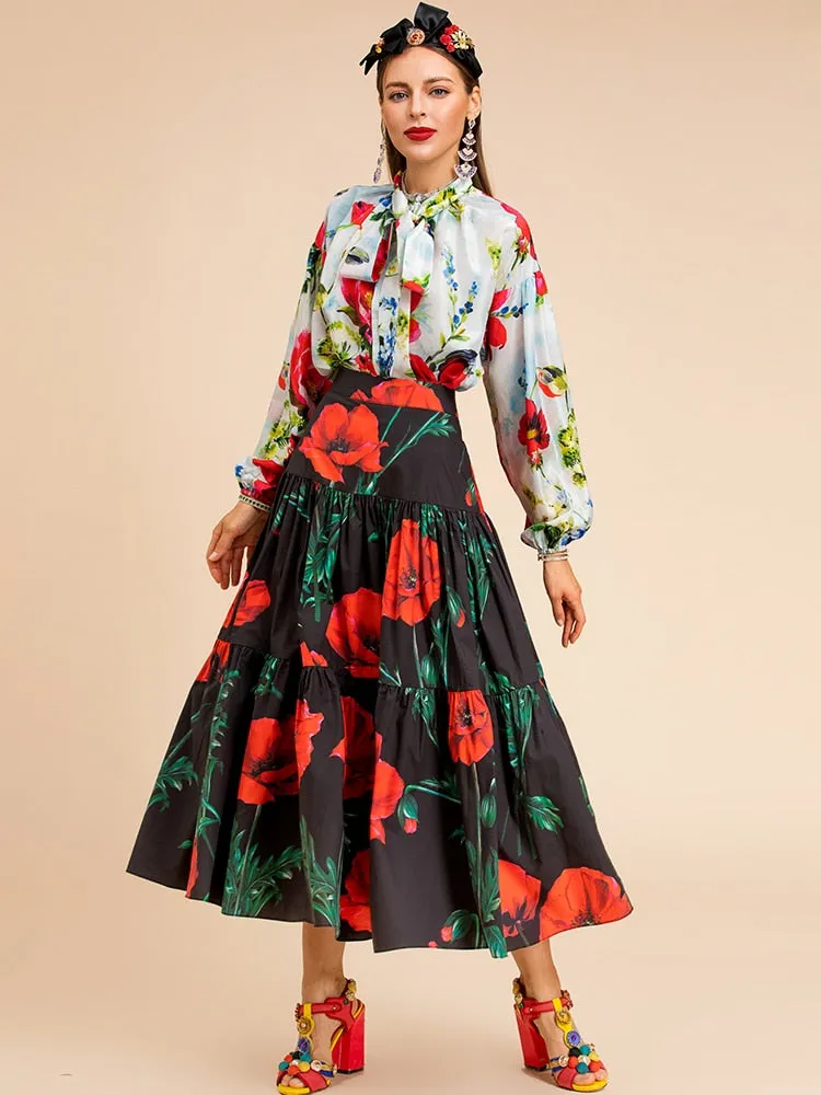 Mariah Blouse Skirt Set