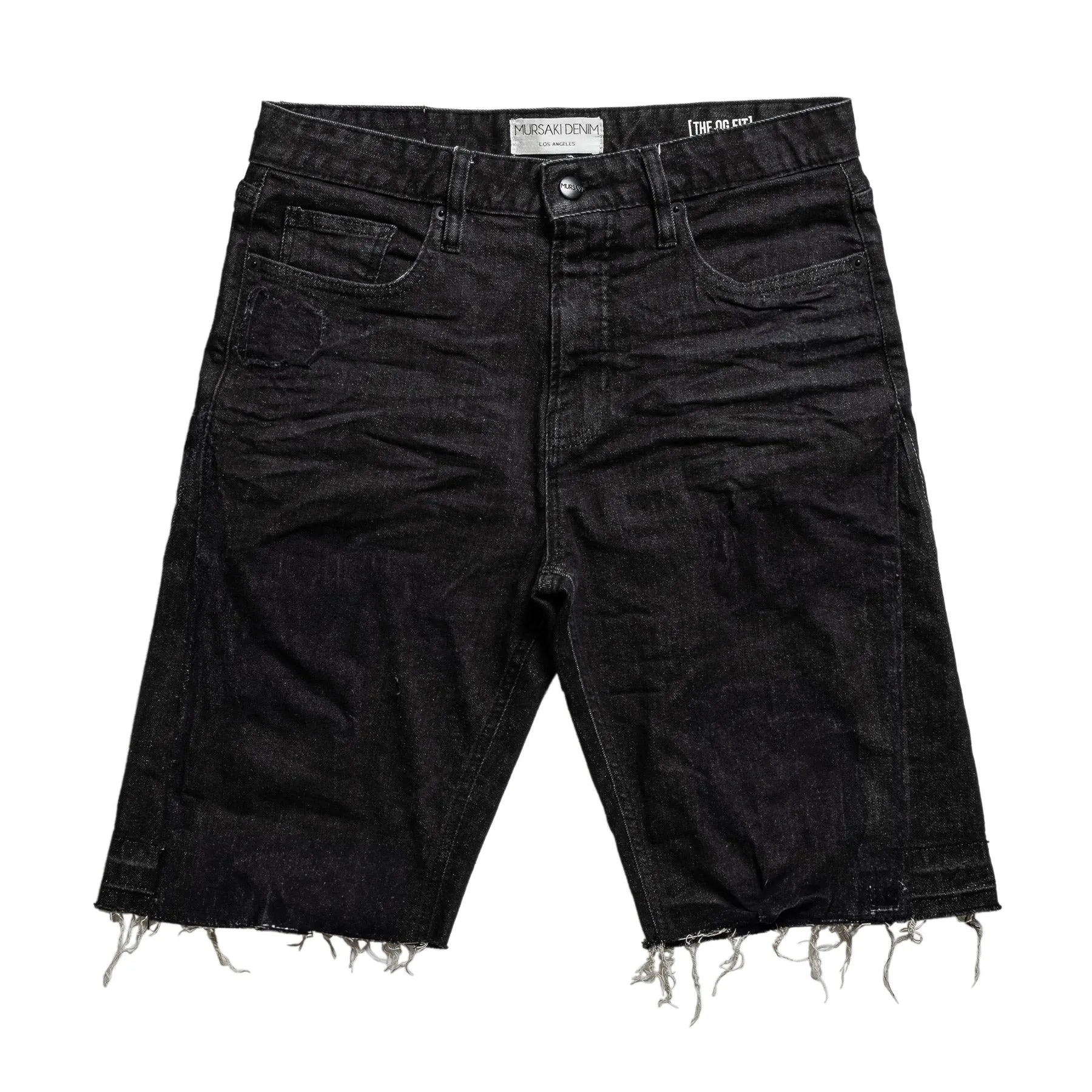 Mursaki Bane Flared Short 346-000 (Raw Black)