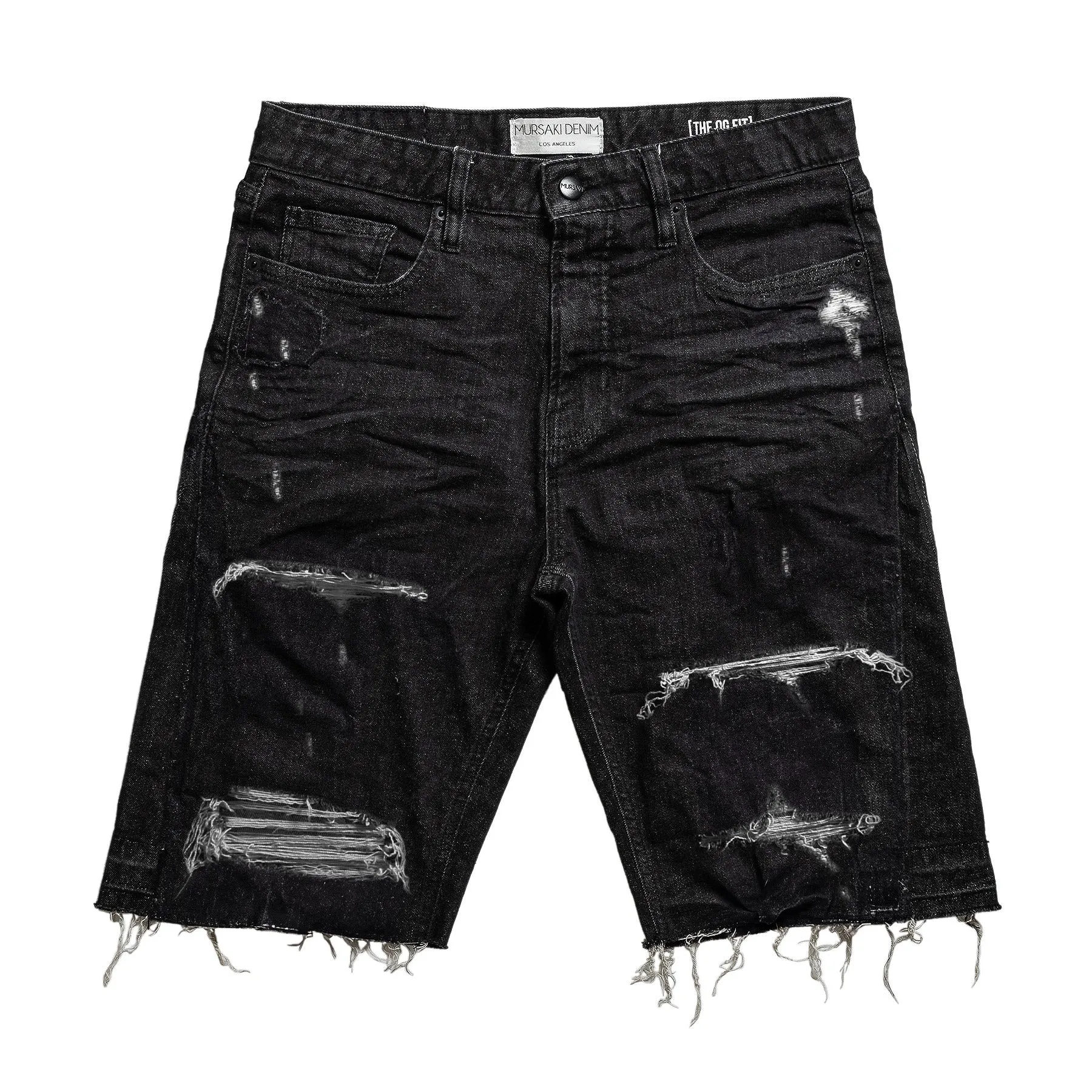 Mursaki Bane Flared Short 346-000 (Raw Black)