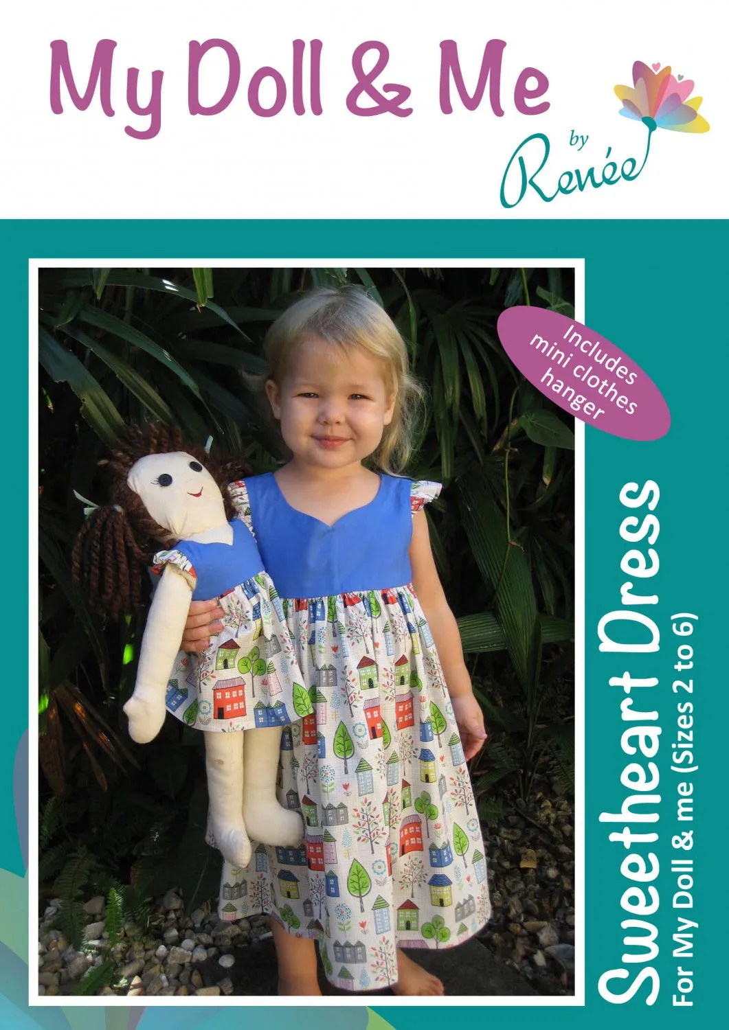 My Doll & Me Sweetheart Dress Sewing Pattern