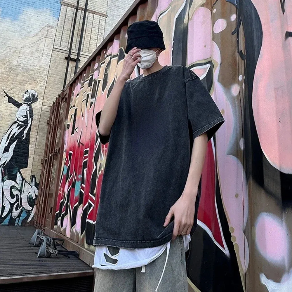 Oversize T-Shirt in Washed-Optik für den Urban Style