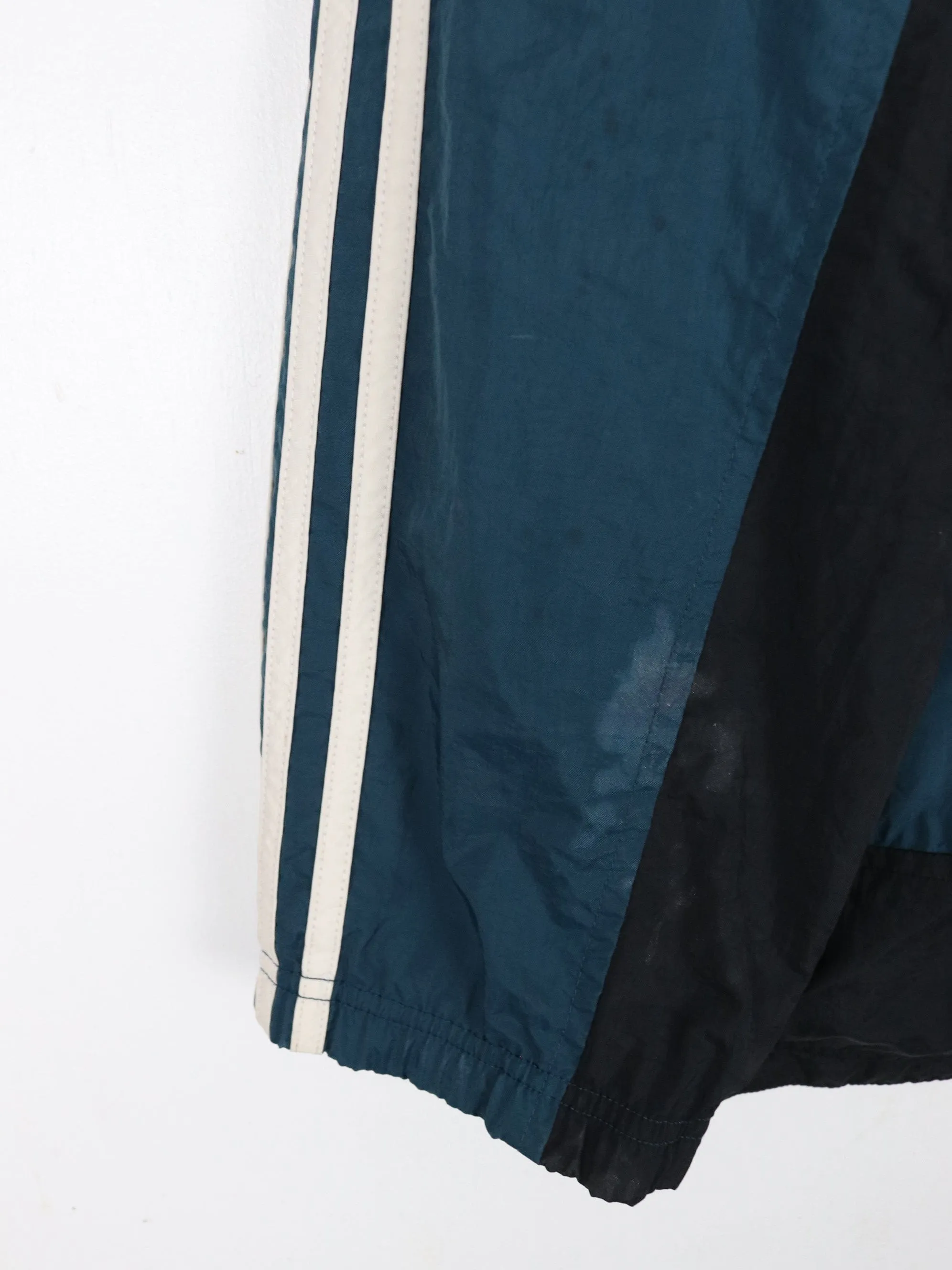 Vintage Adidas Windbreaker Mens Medium Blue Hooded